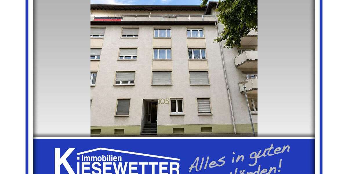 Etagenwohnung Ludwigshafen am Rhein Ludwigshafen-Hemshof - 2 Zimmer, 45 m&sup2;, 700&euro; | Angebot:26853854