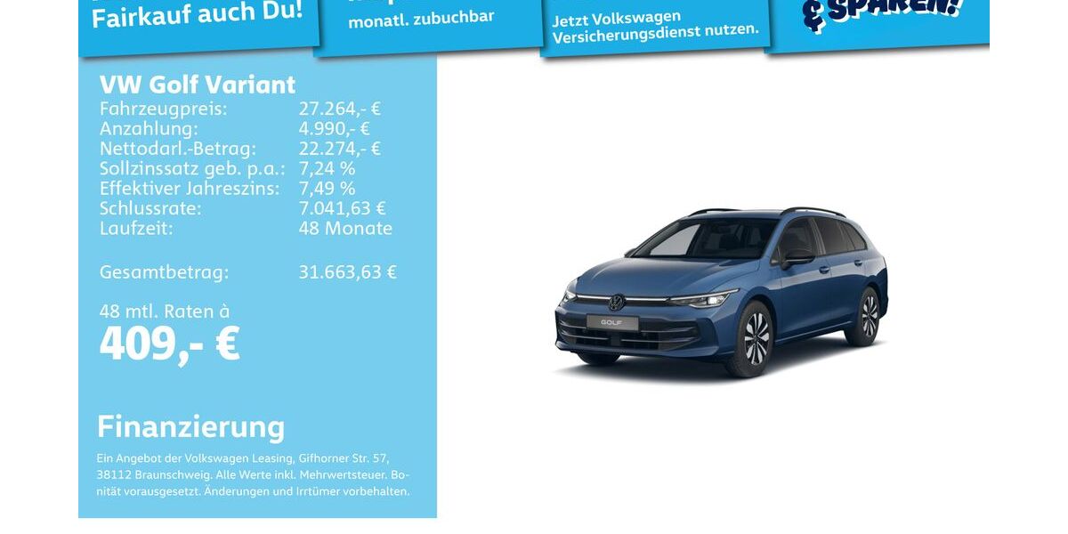 VW Golf 25.938 km 26.991 &euro; Mannheim 68309