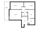 Etagenwohnung Mannheim Sandhofen - 4 Zimmer, 114 m&sup2;, 1.100&euro; | Angebot:25377160