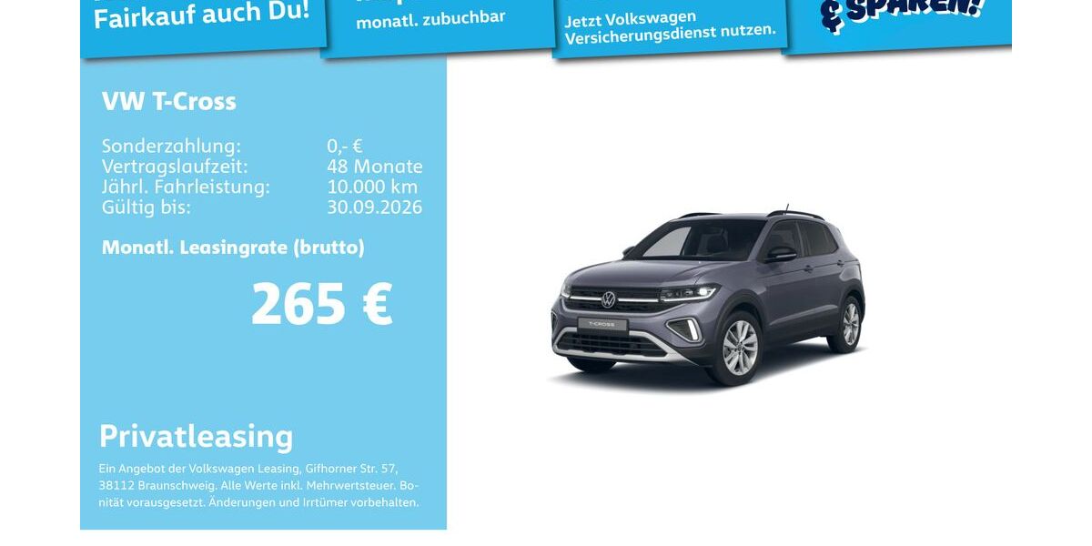 VW T-Cross 23.699 km 24.491 &euro; Mannheim 68309