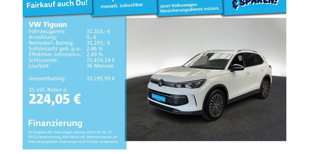 VW Tiguan 20.163 km 30.492 &euro; Mannheim 68309