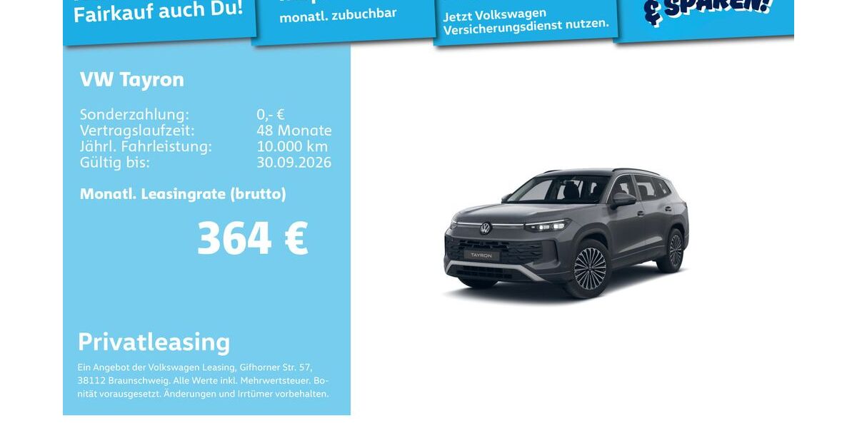 VW Tayron 28.118 km 34.992 &euro; Mannheim 68309