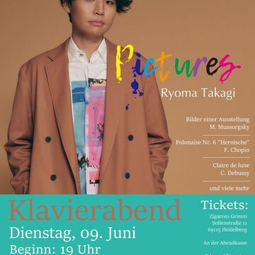 Klavierabend Ryoma Takagi - pictures 09.06.2026 Heidelberg - Stadtbibliothek Hilde-Domin-Saal